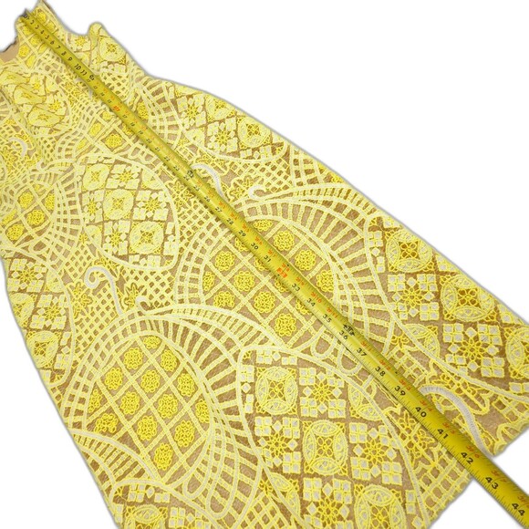 NEW Alexis Anthea Lace Midi Dress Aurora Bright Yellow Romantic Feminine Resort - Picture 5 of 8